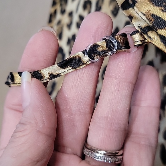 gilligan o'malley Size M Leopard/Cheetah Mini Slip Dress, Excellent Used Cond. - Picture 11 of 11